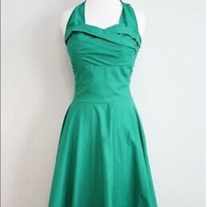 TRASHY DIVA NWT Trixie 2 Halter Dress in Green US Womens Size S
